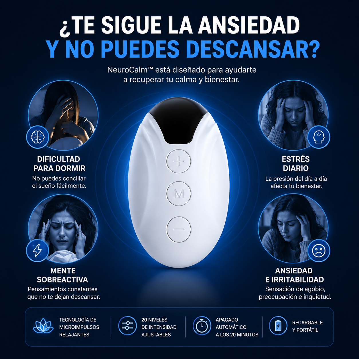 NeuroCalm™ - Apaga el ruido. Recupera tu calma